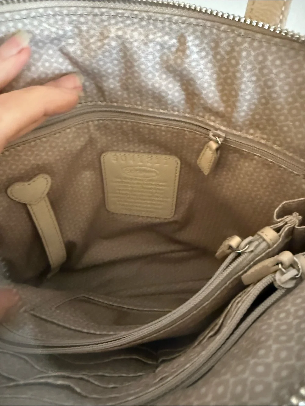 Brighton Floral Embossed Dome Convertible Satchel/Backpack - Picture 3 of 8